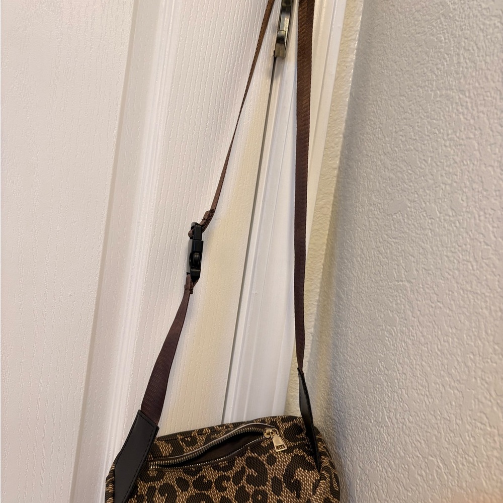Leopard Print Crossbody Bag